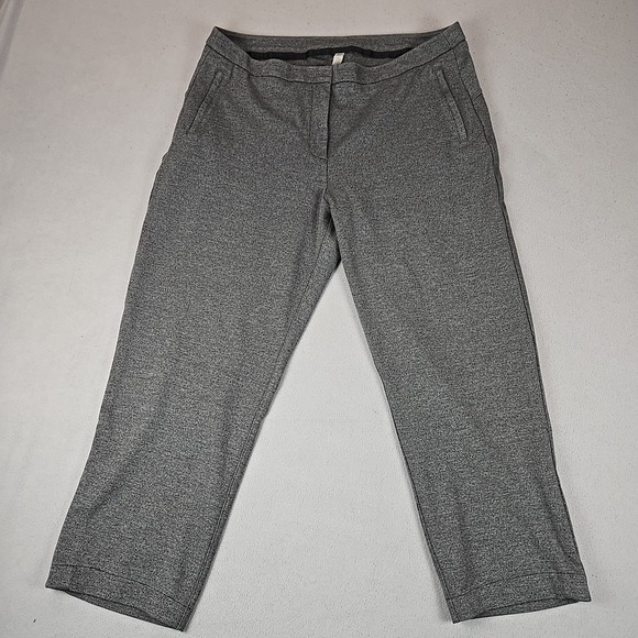 Lululemon City Trek Pant Women's Size 14 Gray Trouser II Thick Stretch 106259 - Picture 1 of 12